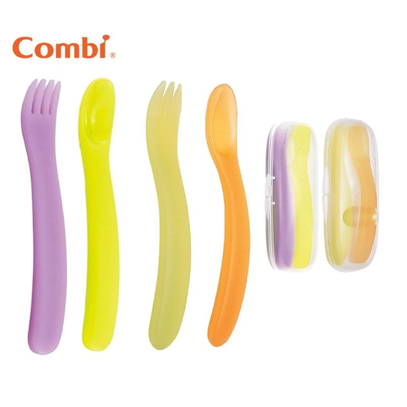 Bundle of 2 - Combi Spoon & Fork With Case